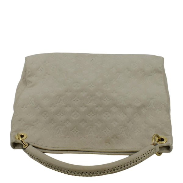 LOUIS VUITTON Artsy MM Empreinte Leather Shoulder Bag Cream