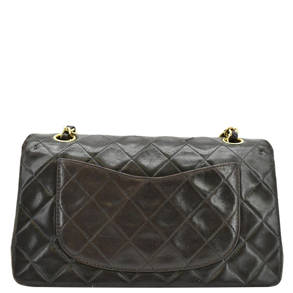 CHANEL Vintage Classic Double Flap Medium Quilted Leather back look