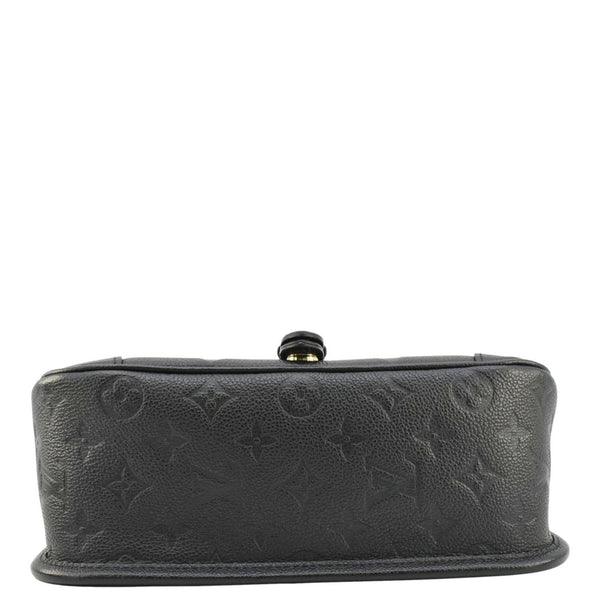 LOUIS VUITTON Diane Empreinte Leather Shoulder Bag Black