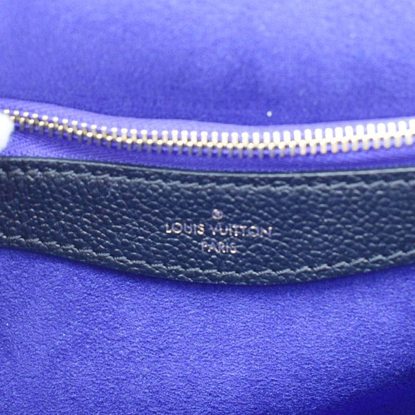 LOUIS VUITTON Diane Empreinte Leather Shoulder Bag Black