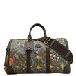 GUCCI Disney x Donald Duck GG Supreme Canvas Duffle Travel Bag Beige front look