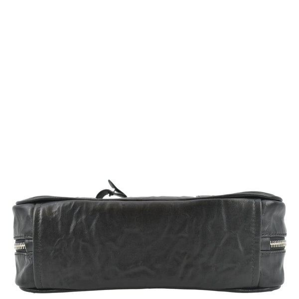 PRADA Re-edition 2001 Medium Antique Nappa Leather Shoulder Bag Black