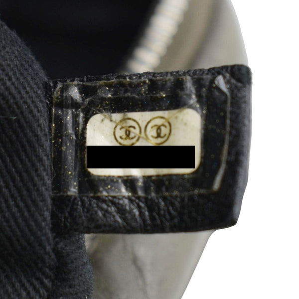 CHANEL In The Mix Flap Quilted Leather Shoulder Bag Grey