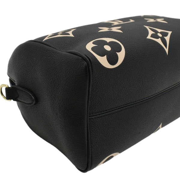 LOUIS VUITTON Speedy 25 Bandouliere Monogram Empreinte Leather Crossbody Bag Bicolor