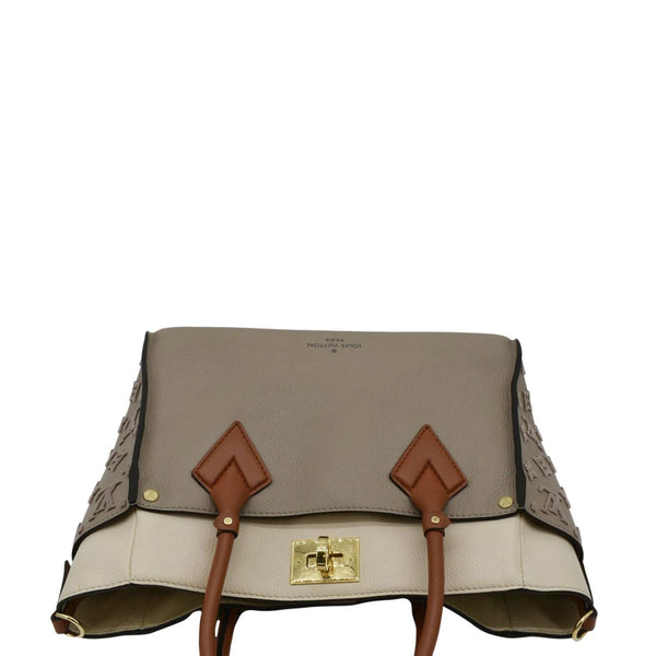 LOUIS VUITTON On My Side MM Leather Shoulder Bag Cream