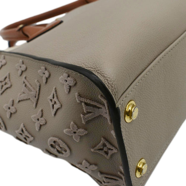 LOUIS VUITTON On My Side MM Leather Shoulder Bag Cream