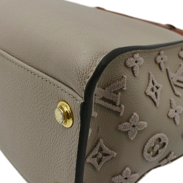 LOUIS VUITTON On My Side MM Leather Shoulder Bag Cream