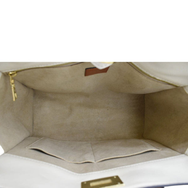 LOUIS VUITTON On My Side MM Leather Shoulder Bag Cream