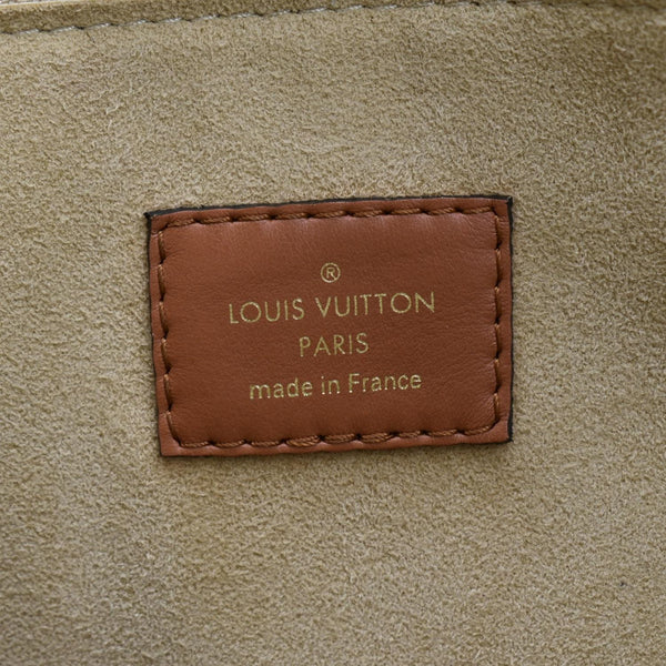 LOUIS VUITTON On My Side MM Leather Shoulder Bag Cream