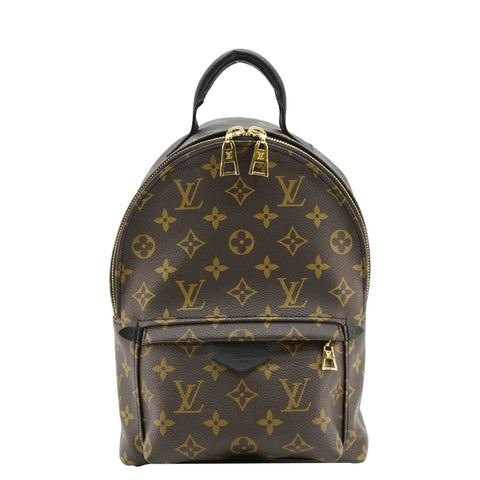 LOUIS VUITTON Palm Springs PM Monogram Canvas Backpack Brown
