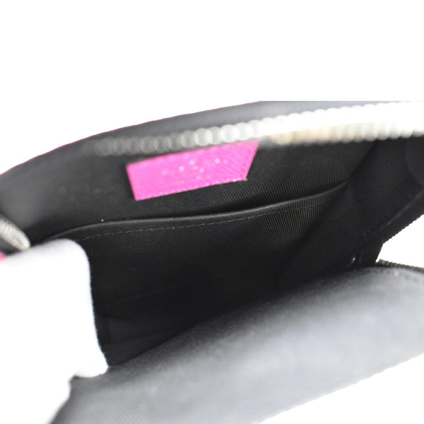 LOUIS VUITTON Outdoor Slingbag Monogram Taigarama Leather Crossbody Bag Fuchsia