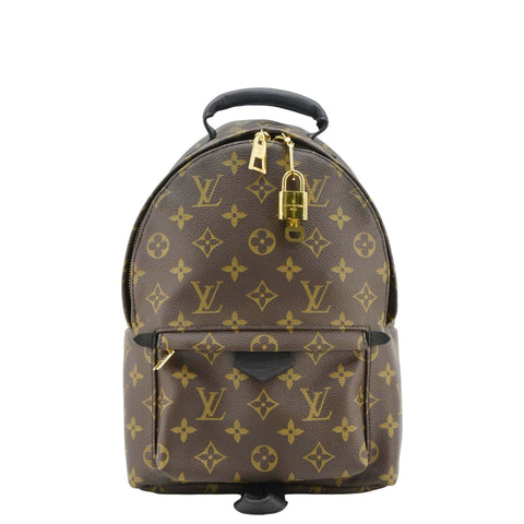 LOUIS VUITTON Palm Springs PM Monogram Canvas Backpack Brown