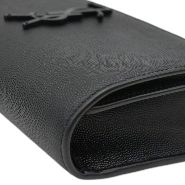 YVES SAINT LAURENT Kate Monogram Grain De Poudre Belt Bag Black