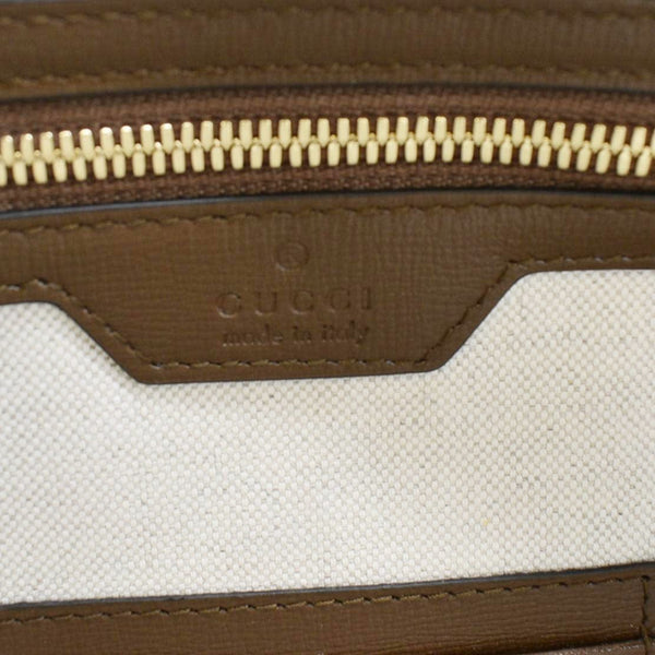 GUCCI Interlocking GG Supreme Canvas Briefcase Shoulder Bag Brown 674140