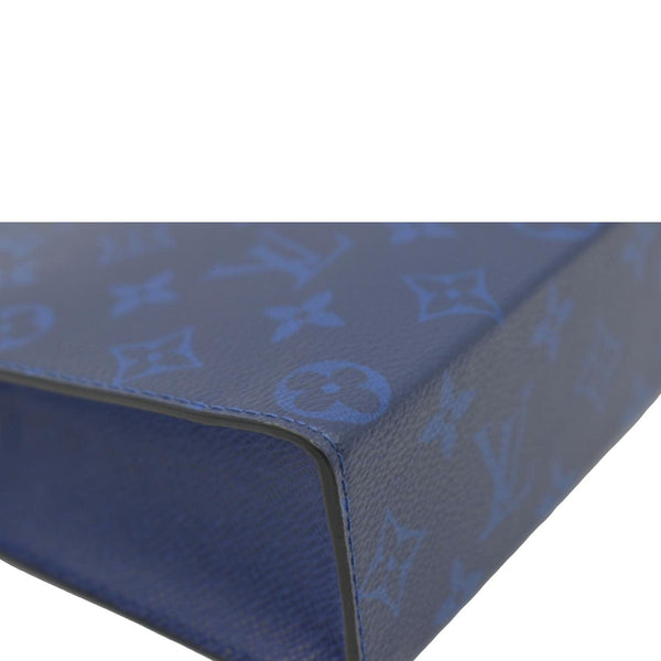 LOUIS VUITTON Voyage MM Taigarama Pochette Bag Blue