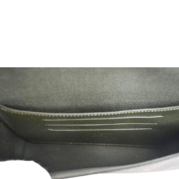 LOUIS VUITTON Felicie Strap & Go Pochette Monogram Canvas Crossbody Bag Khaki Green