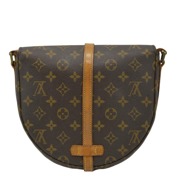 LOUIS VUITTON Chantilly Monogram Canvas Crossbody Bag Brown