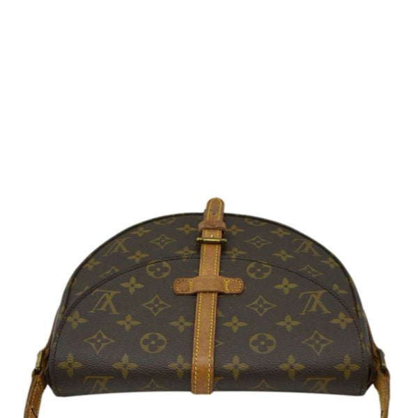 LOUIS VUITTON Chantilly Monogram Canvas Crossbody Bag Brown