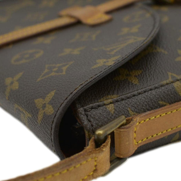 LOUIS VUITTON Chantilly Monogram Canvas Crossbody Bag Brown