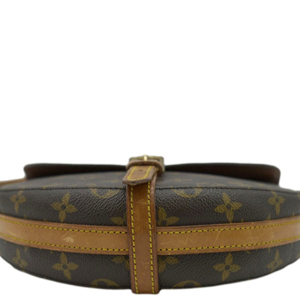 LOUIS VUITTON Chantilly Monogram Canvas Crossbody Bag Brown