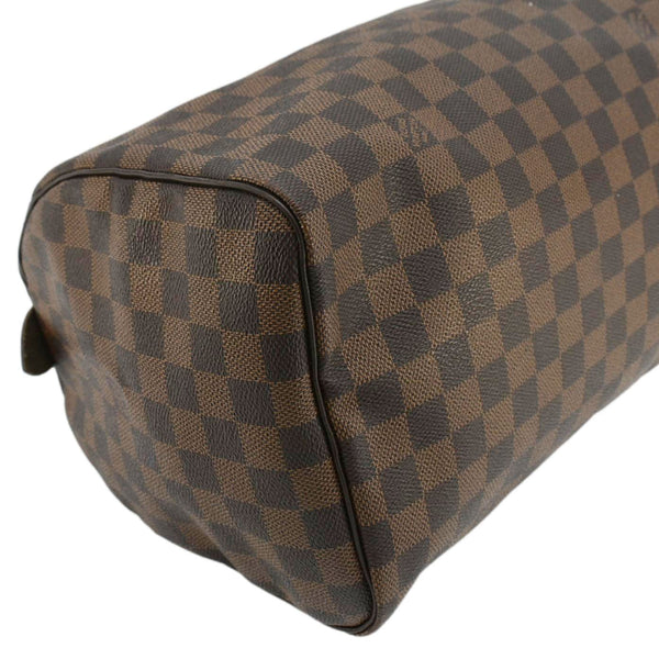 LOUIS VUITTON Speedy 30 Damier Ebene Satchel Bag Brown