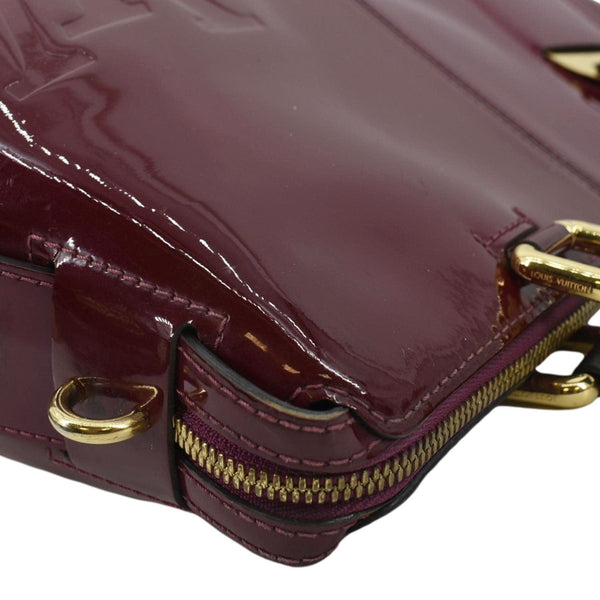 LOUIS VUITTON Miroir Patent Leather Tote Shoulder Bag Burgundy