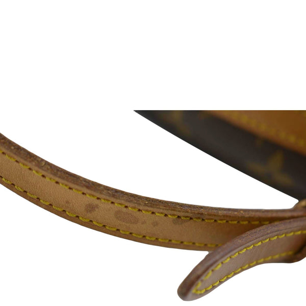 LOUIS VUITTON Chantilly Monogram Canvas Crossbody Bag Brown