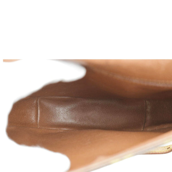 LOUIS VUITTON Chantilly Monogram Canvas Crossbody Bag Brown