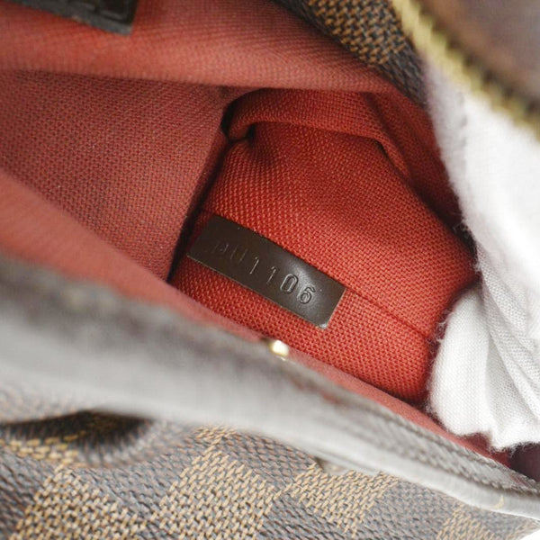 LOUIS VUITTON Bloomsbury PM Damier Ebene Crossbody Bag Brown