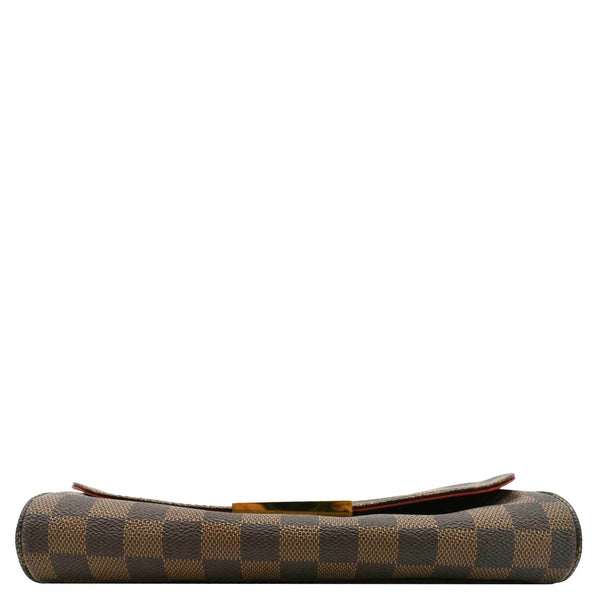 LOUIS VUITTON Favorite MM Damier Ebene Crossbody Bag Brown