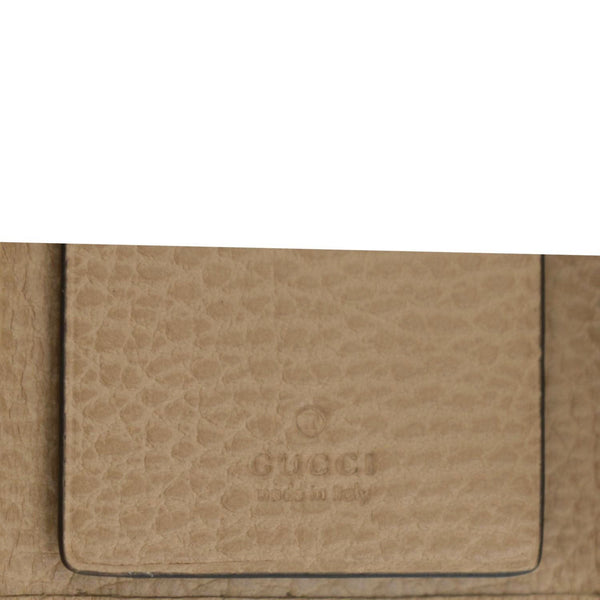 GUCCI Marmont Leather Key Case Light Brown 456118