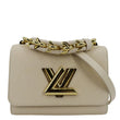 LOUIS VUITTON Twist PM Epi Leather Crossbody Bag Off White