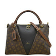 LOUIS VUITTON Brown Shoulder Bag front view