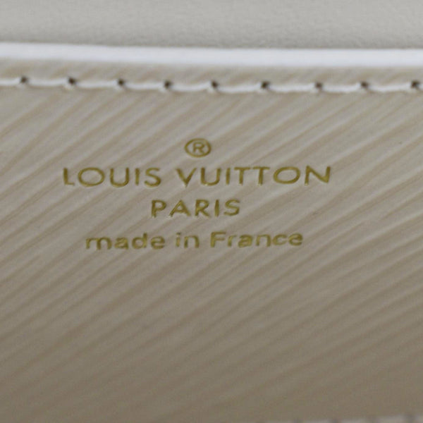 LOUIS VUITTON Twist PM Epi Leather Crossbody Bag Off White