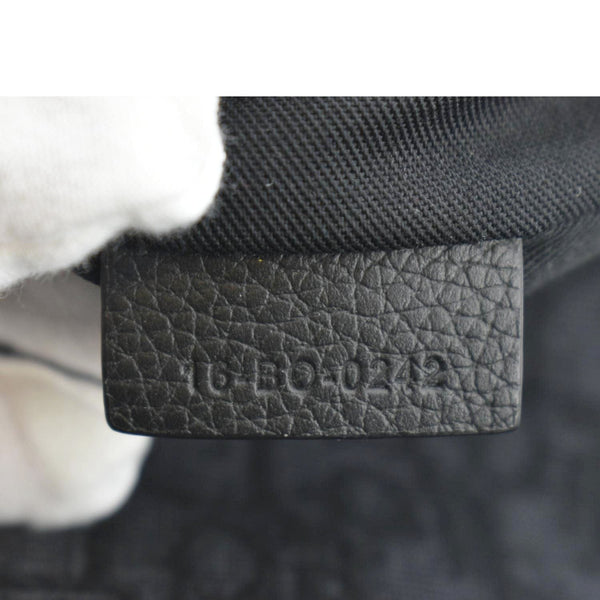 CHRISTIAN DIOR Saddle Oblique Jacquard Crossbody Bag Black