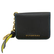 BURBERRY Camberwell Check Leather Card holder Black