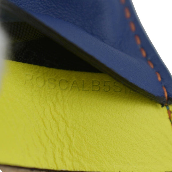 BURBERRY Camberwell Check Leather Card holder Black