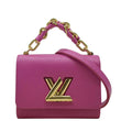 LOUIS VUITTON Twist Small Epi Leather Shoulder Bag Pink