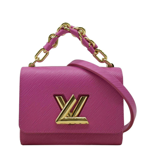LOUIS VUITTON Twist Small Epi Leather Shoulder Bag Pink