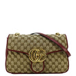GUCCI GG Marmont Medium Canvas Crossbody Bag Beige 443496