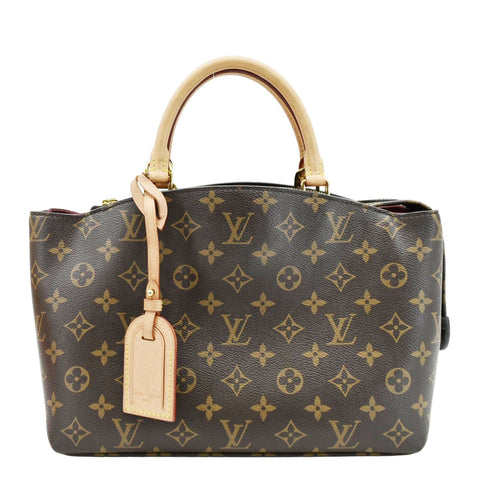 LOUIS VUITTON Petit Palais Monogram Canvas Shoulder Bag Brown