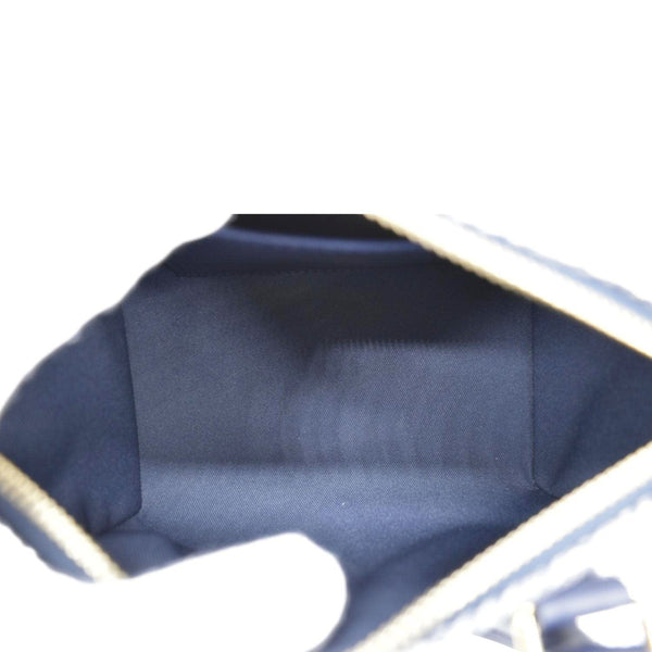 LOUIS VUITTON Monoglam Speedy Bandouliere 20 Jacquard Canvas Shoulder Bag Navy