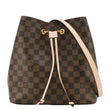 LOUIS VUITTON Neonoe MM Damier Ebene Shoulder Bag Brown