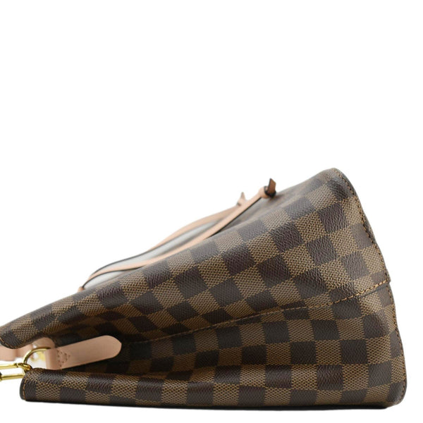 LOUIS VUITTON Neonoe MM Damier Ebene Shoulder Bag Brown