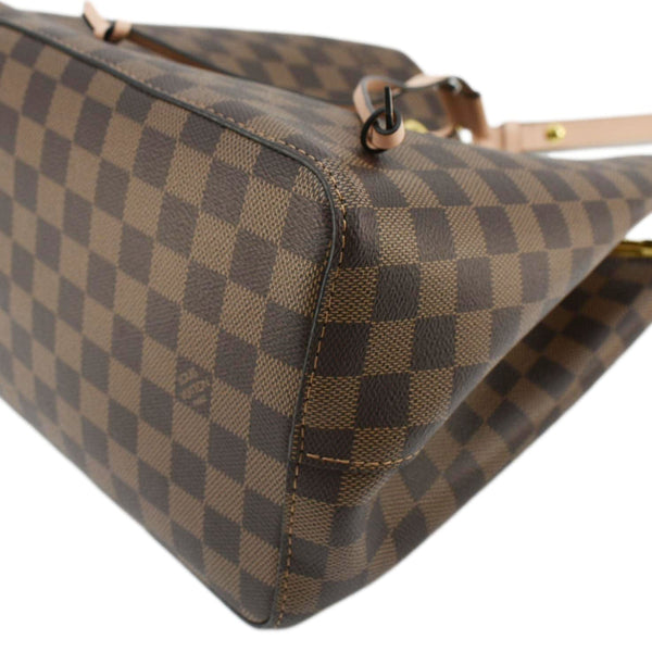 LOUIS VUITTON Neonoe MM Damier Ebene Shoulder Bag Brown