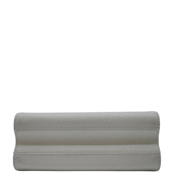 LOUIS VUITTON MM Twist Epi Leather Chain Shoulder Bag White