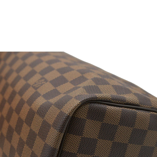 LOUIS VUITTON  Speedy 35 Damier Ebene Satchel Bag Brown