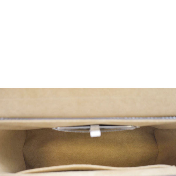 LOUIS VUITTON MM Twist Epi Leather Chain Shoulder Bag White