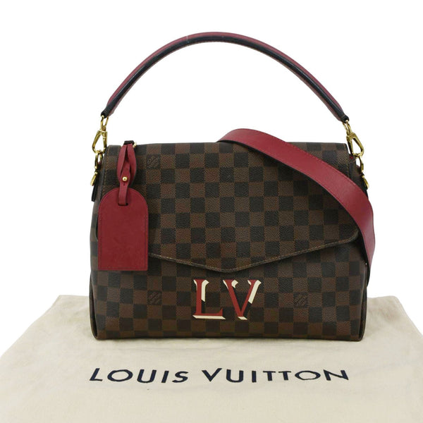 LOUIS VUITTON Beaubourg Damier Ebene Shoulder Bag Brown