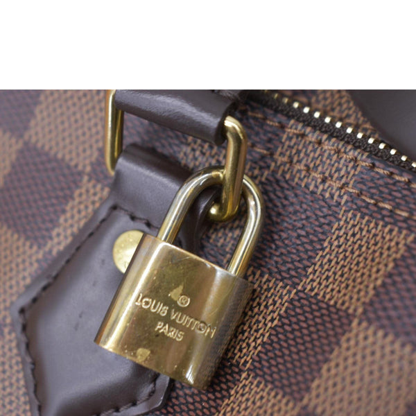 LOUIS VUITTON  Speedy 35 Damier Ebene Satchel Bag Brown